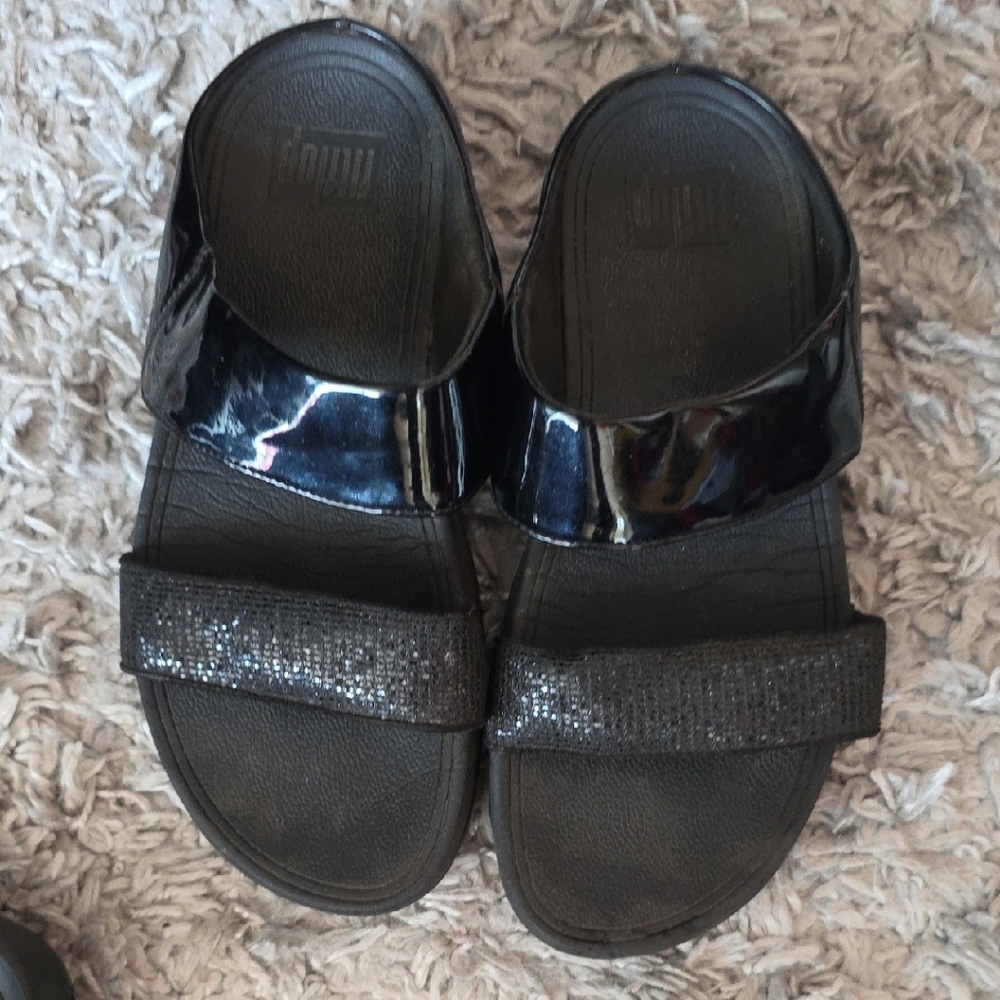 Stylish Black Ladies Comfort Sandals